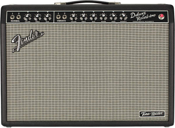 Fender Tone Master Deluxe Reverb 100-Watt Digital Modeling Guitar Combo Amp, 1X12" Jensen N-12K Neo Speaker