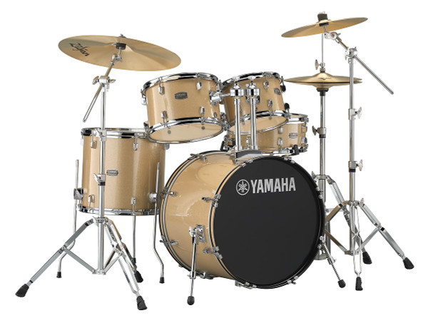 Yamaha Rydeen 5 Piece Shell Pack Drum Kit, Champagn Glitter