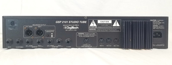 Pre Owned GSP 2101 Studio Tube Guittar Preamp/Processor Unit W/ Control One Pedal Board