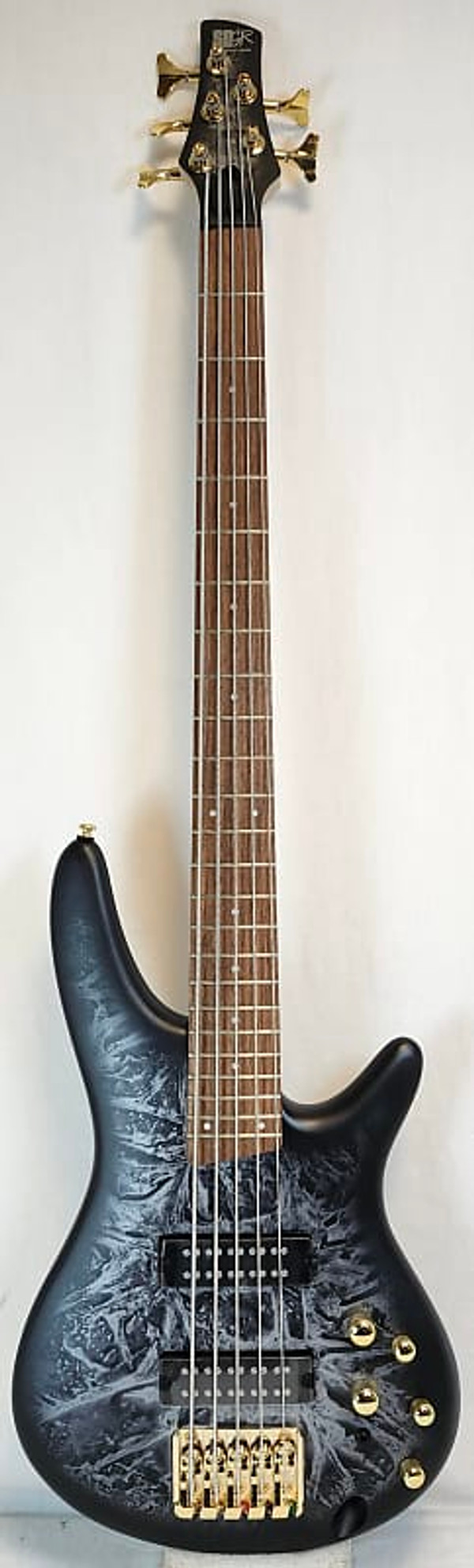 Ibanez SR305EDXBZM SR Standard 5 String Electric Bass, Black Ice Frozen Matte