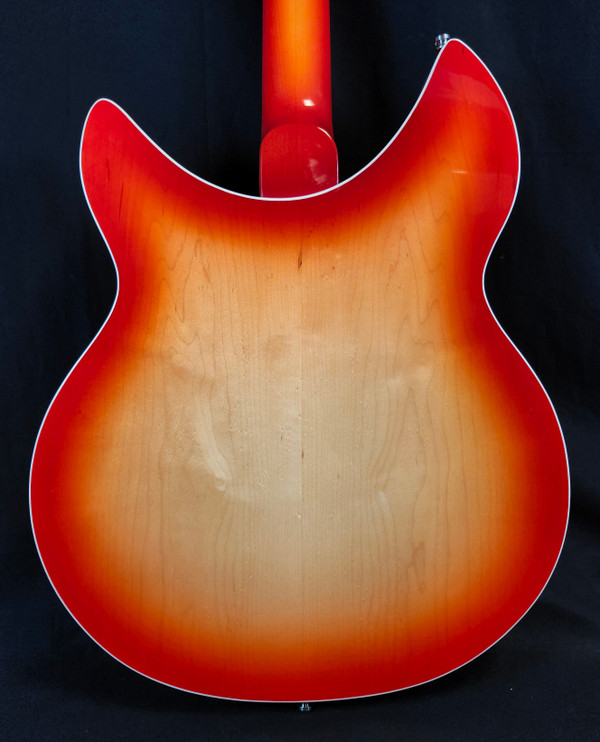 Rickenbacker 1993 Plus 12-String Semi-Hollow Guitar, Fire Glo, 3 Toaster Pickups, Stereo, HSC