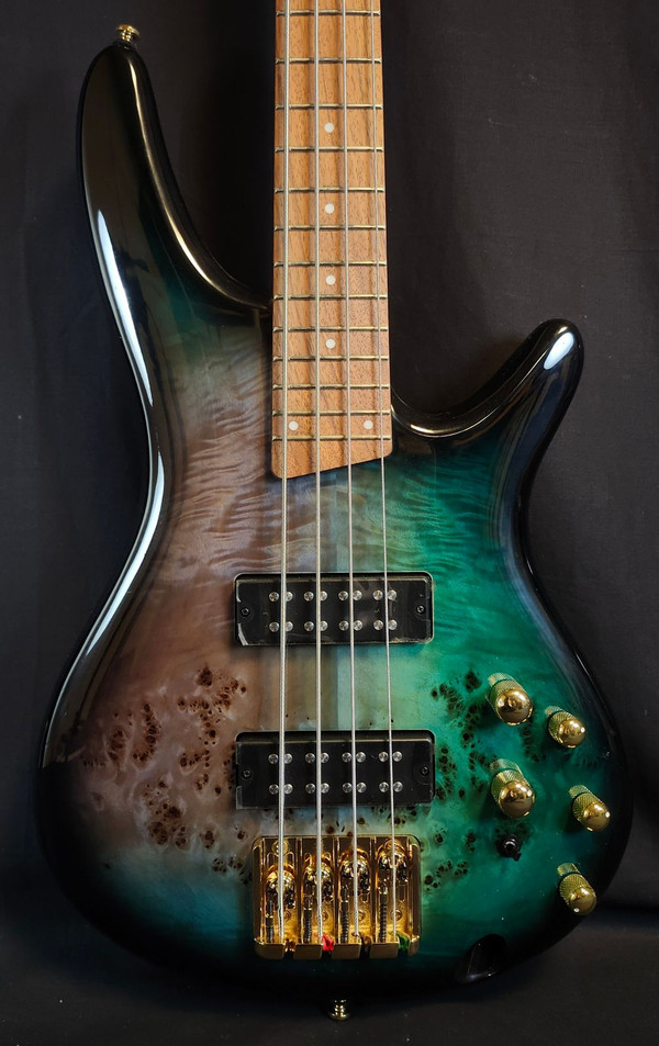 Ibanez SR400EPBDXTSU SR Standard 4 String Electric Bass, Tropical Seafloor Burst