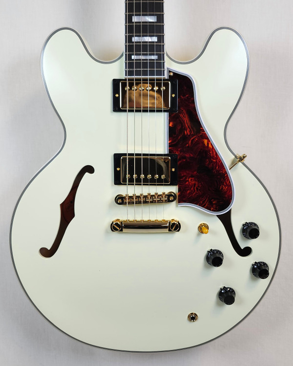 Epiphone 1959 ES-355 Hollowbody Guitar, Classic White W/ HSC