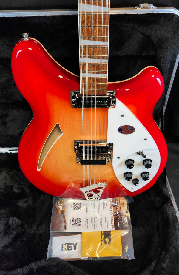 Rickenbacker 360/12 FireGlo 12-String Hollowbody Guitar, Stereo, HSC