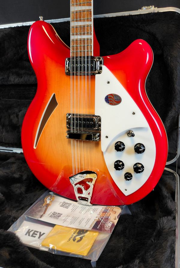Rickenbacker 360/12 FireGlo 12-String Hollowbody Guitar, Stereo, HSC