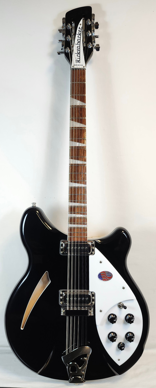Rickenbacker 360 Jetglo 12-String Semi-Hollow Guitar, Stereo, HSC