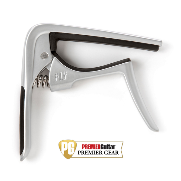 Dunlop 63CSC Trigger® Fly™ Guitar Capo Curved - Satin Chrome