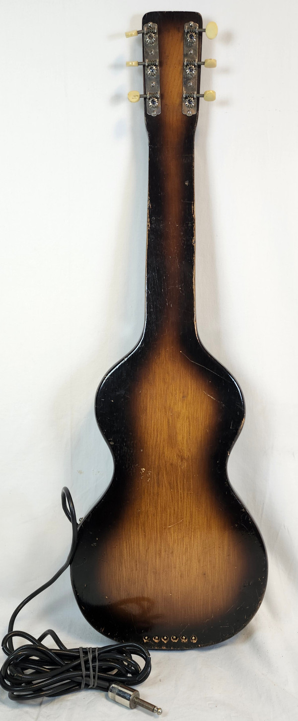 Rickenbacker Vintage "Rickenbacher" Electro Model 59 Lap Steel, 1938, Wood Body, Pre-War Horseshoe Pickup, Attached Cable, w/Case