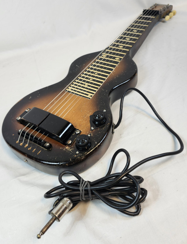 Rickenbacker Vintage "Rickenbacher" Electro Model 59 Lap Steel, 1938, Wood Body, Pre-War Horseshoe Pickup, Attached Cable, w/Case