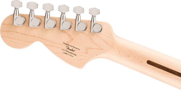 Squier Affinity Series™ Stratocaster® Junior HSS, Laurel Fingerboard, White Pickguard, Ice Blue Metallic