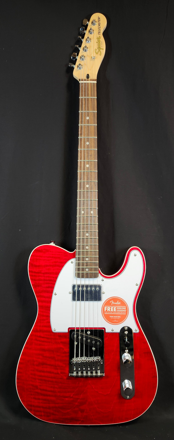 Squier Affinity Telecaster FMT SH, Laurel FB, Crimson Red Transparent Squier Affinity Telecaster FMT SH, Laurel FB, Crimson Red Transparent