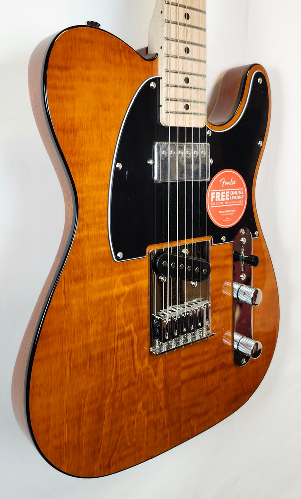 Squier Affinity Telecaster FMT SH, Maple FB, Black Pickguard, Mocha