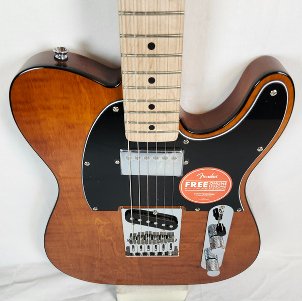 Squier Affinity Telecaster FMT SH, Maple FB, Black Pickguard, Mocha