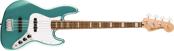 Squier Affinity Series Active Jazz Bass, Laurel FB, Mystic Sea Foam Green