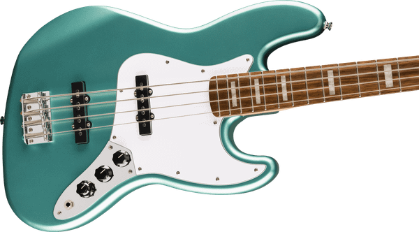 Squier Affinity Series Active Jazz Bass, Laurel FB, Mystic Sea Foam Green