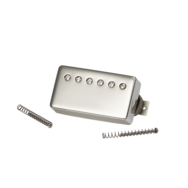 Gibson Custombucker Plus Double Black, Unpotted, 2-conductor Electric Guitar Pickup, Nickel Cover