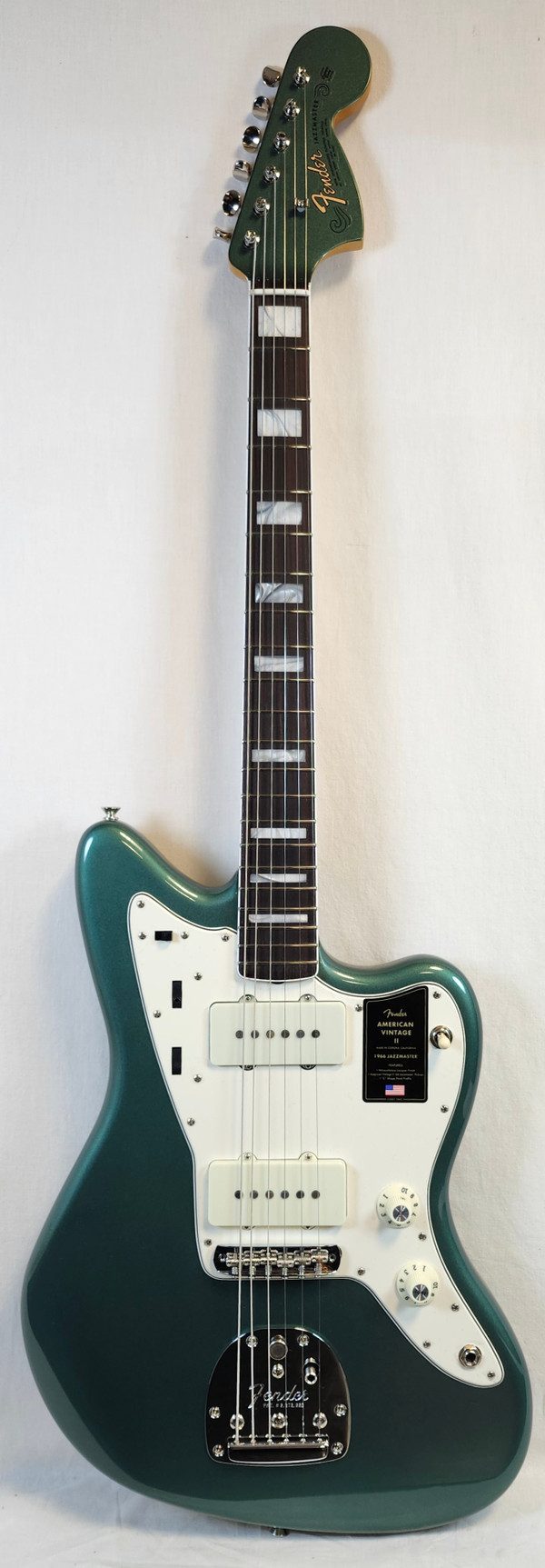 Fender American Vintage II 1966 Jazzmaster, Rosewood Fingerboard, Sherwood Green Metallic