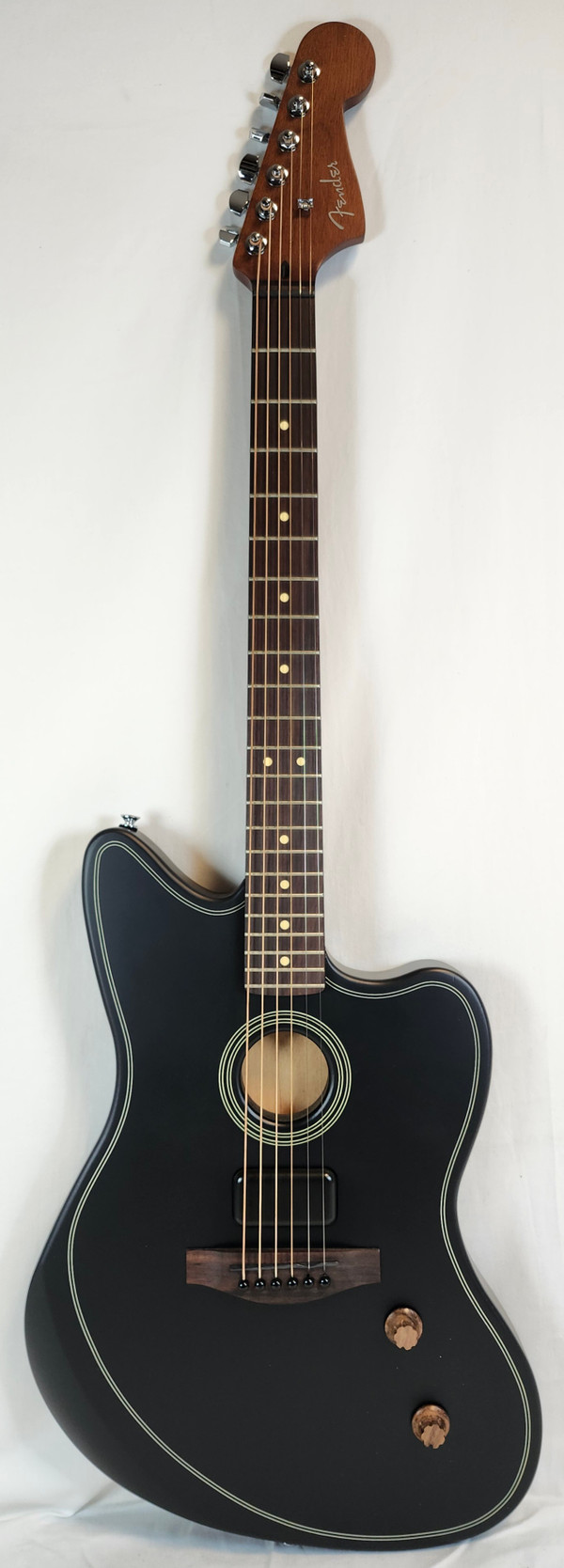 Fender Acoustasonic Standard Jazzmaster, Black