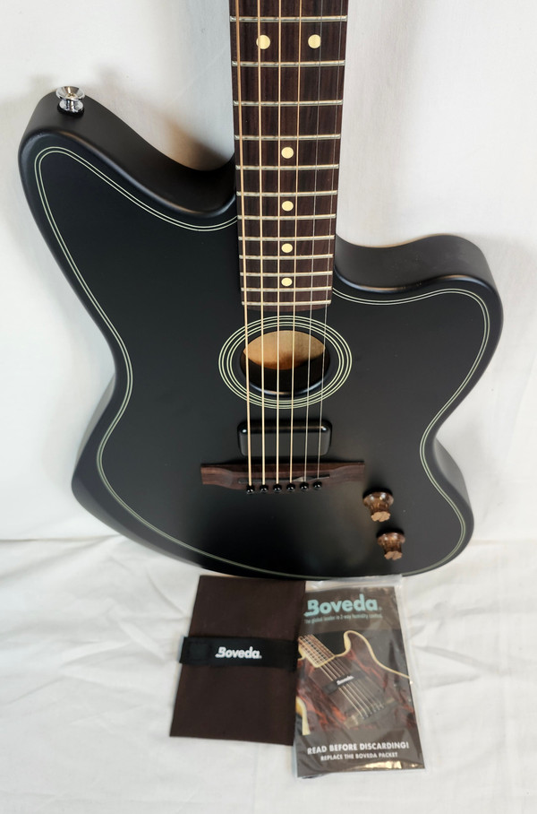 Fender Acoustasonic Standard Jazzmaster, Black