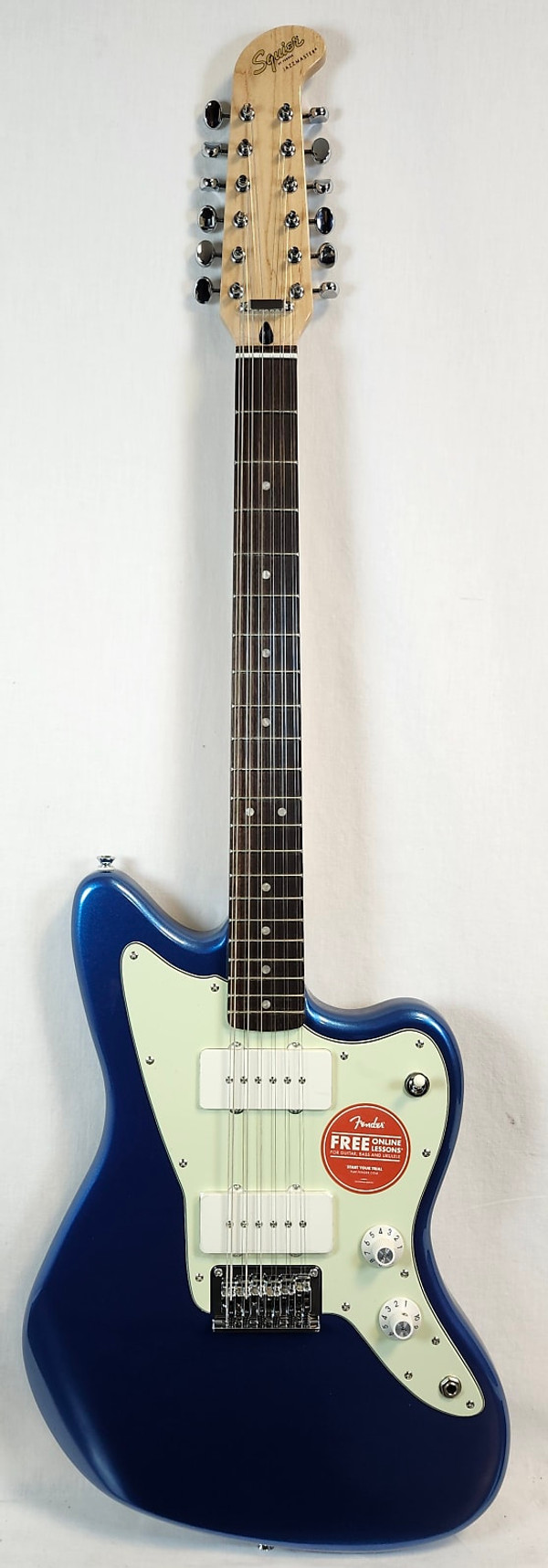 Squier Paranormal Jazzmaster XII, 12 String Electric Guitar, Lake Placid Blue Squier Paranormal Jazzmaster XII, 12 String Electric Guitar, Lake Placid Blue