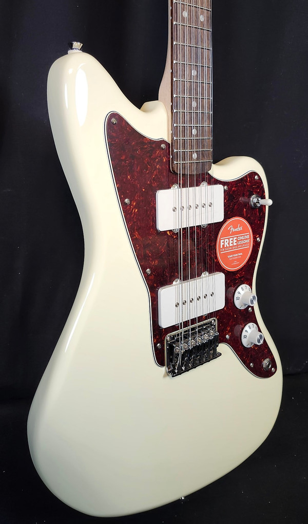 Squier Paranormal Jazzmaster XII, 12 String Electric Guitar, Olympic White Squier Paranormal Jazzmaster XII, 12 String Electric Guitar, Olympic White