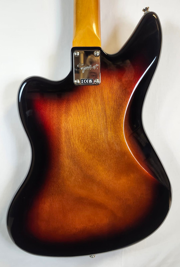 Squier Classic Vibe Jaguar Electric Bass Guitar, Laurel Fingerboard, 3-Color Sunburst