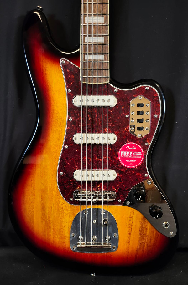 Squier Classic Vibe Bass VI, Laurel Fingerboard, 3-Color Sunburst