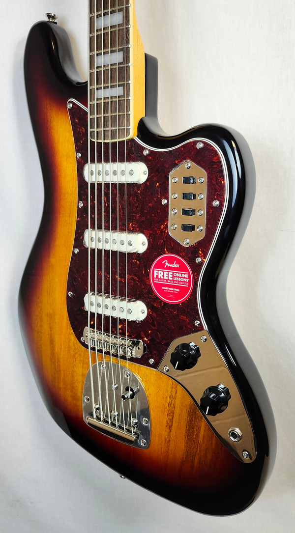 Squier Classic Vibe Bass VI, Laurel Fingerboard, 3-Color Sunburst