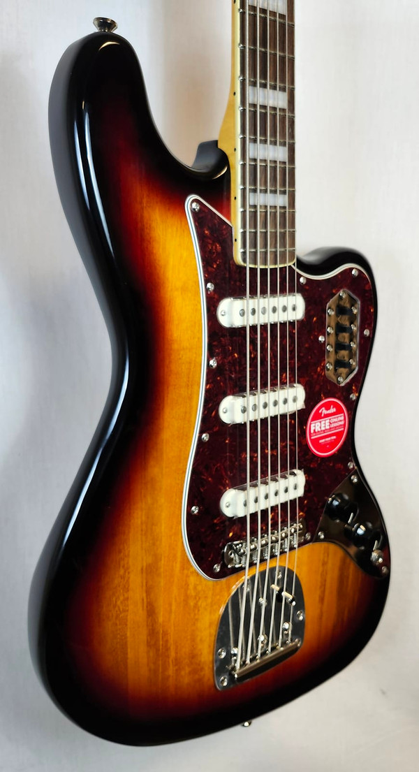 Squier Classic Vibe Bass VI, Laurel Fingerboard, 3-Color Sunburst