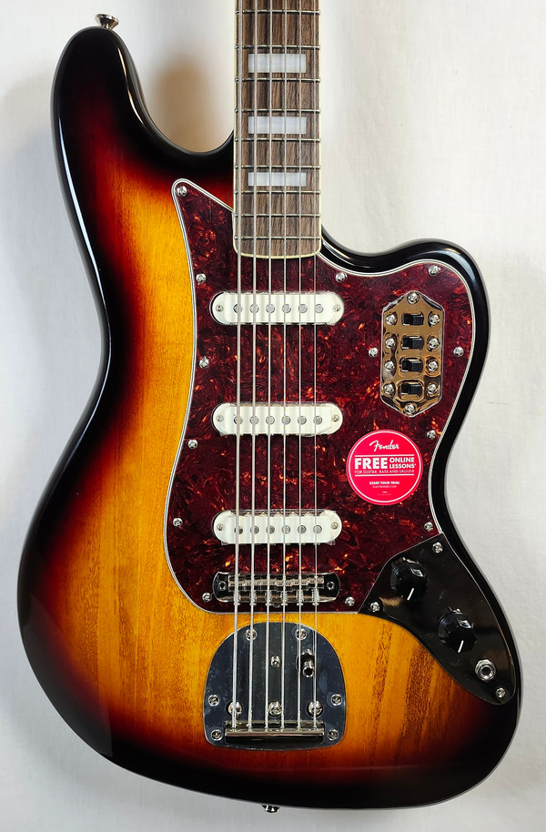 Squier Classic Vibe Bass VI, Laurel Fingerboard, 3-Color Sunburst