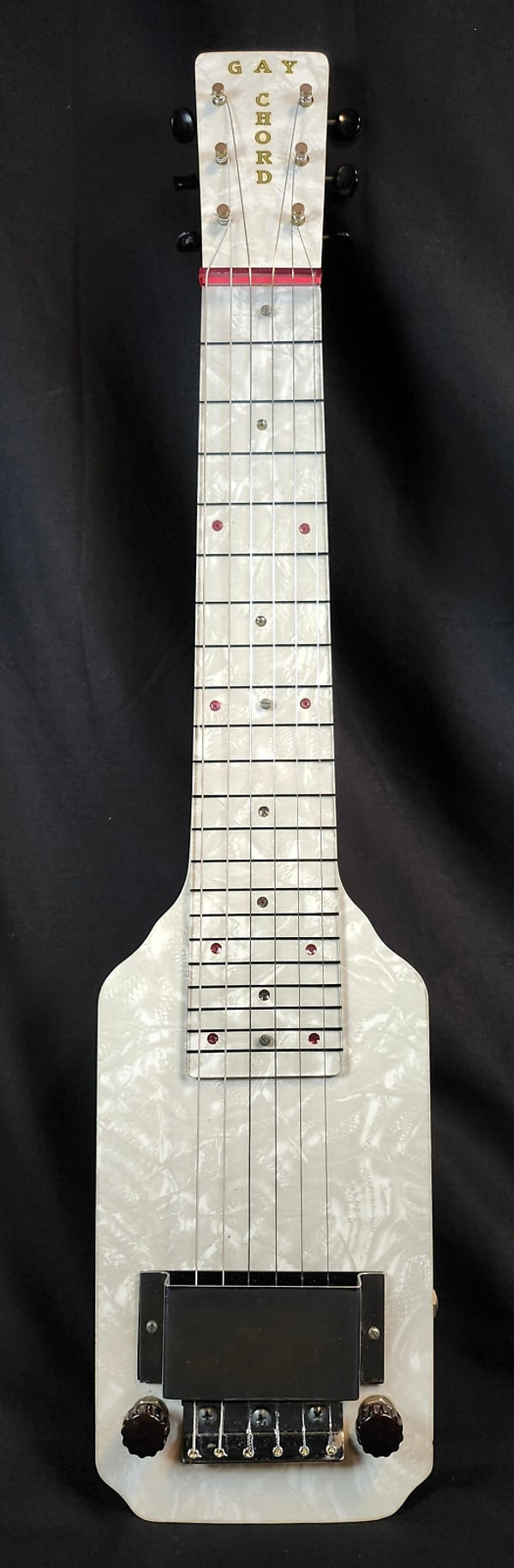Guyatone Pre Owned Gay Chord Vintage Electric Lap Steel, Circa 1950's, MIJ, Mother Of Pearl