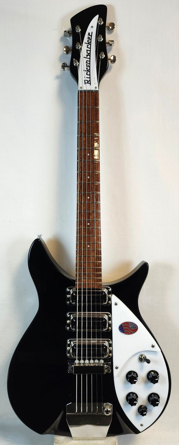 Rickenbacker 325C64 Jet Glo Miami, 3 Toaster Pickups, w/Vibrato, Short Scale, HSC