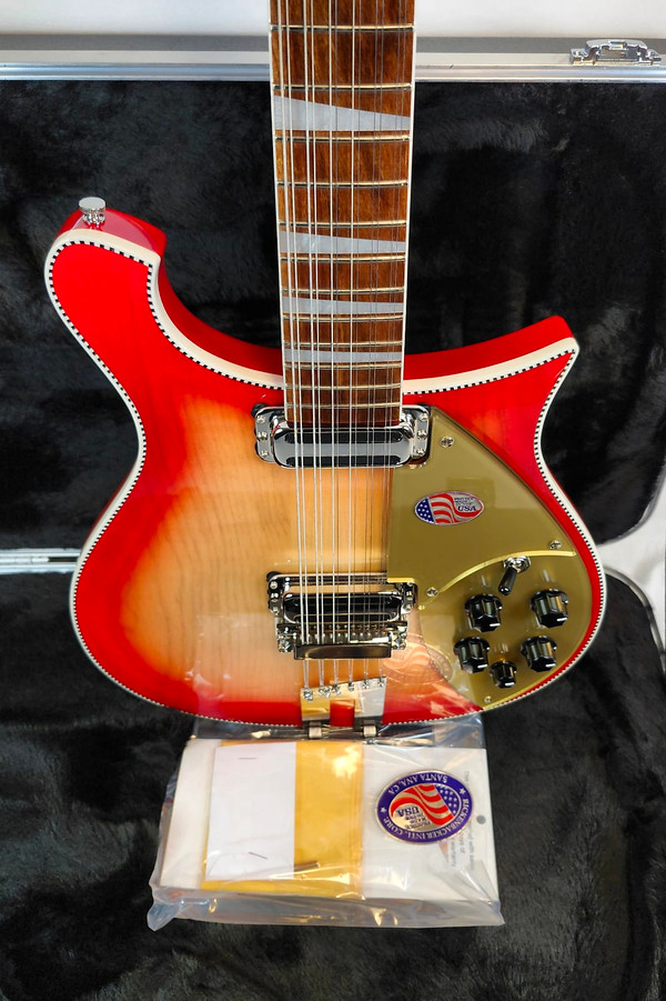 Rickenbacker 660/12 Fire Glo 12-String Electric Guitar, Toaster Pickups, Wide Neck, w/HSC Rickenbacker 660/12 Fire Glo 12-String Electric Guitar, Toaster Pickups, Wide Neck, w/HSC