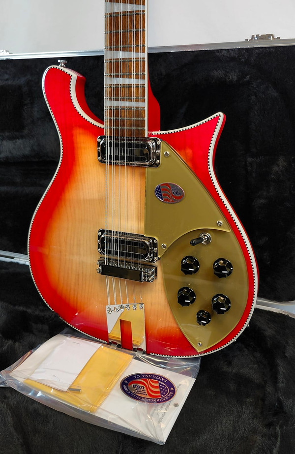 Rickenbacker 660/12 Fire Glo 12-String Electric Guitar, Toaster Pickups, Wide Neck, w/HSC Rickenbacker 660/12 Fire Glo 12-String Electric Guitar, Toaster Pickups, Wide Neck, w/HSC