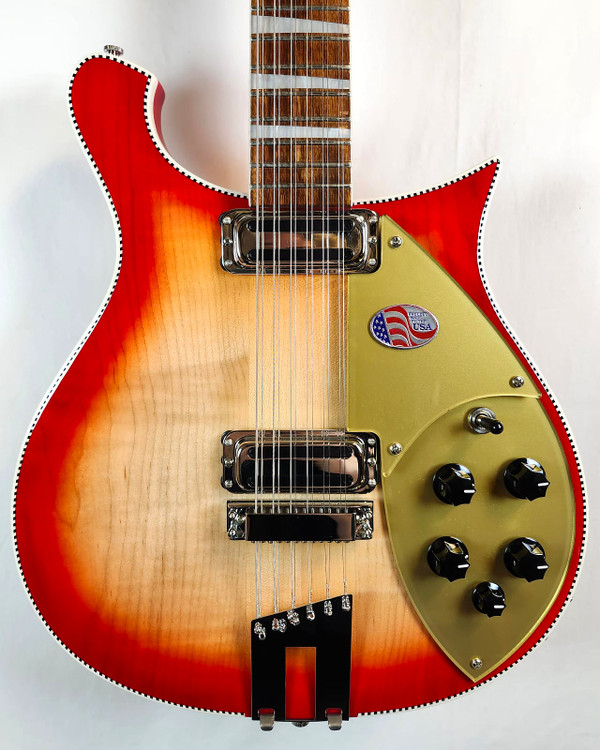 Rickenbacker 660/12 Fire Glo 12-String Electric Guitar, Toaster Pickups, Wide Neck, w/HSC Rickenbacker 660/12 Fire Glo 12-String Electric Guitar, Toaster Pickups, Wide Neck, w/HSC