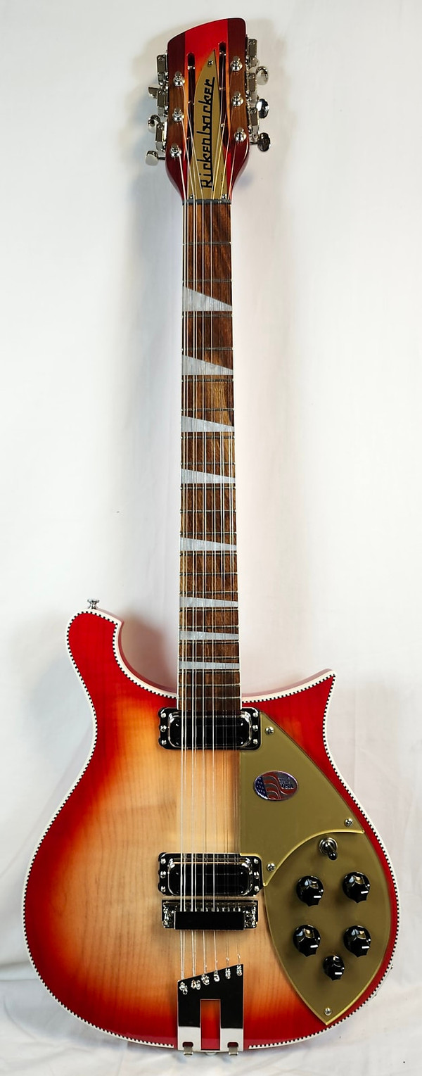 Rickenbacker 660/12 Fire Glo 12-String Electric Guitar, Toaster Pickups, Wide Neck, w/HSC Rickenbacker 660/12 Fire Glo 12-String Electric Guitar, Toaster Pickups, Wide Neck, w/HSC