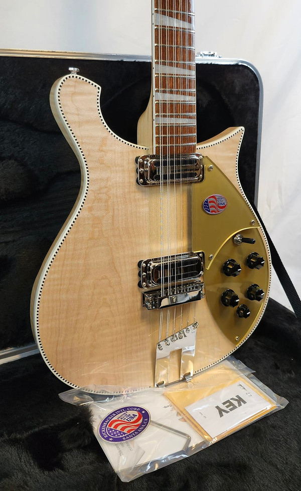 Rickenbacker 660 12 MG Maple Glo 12 String Electric Guitar, Toaster Pickups, Wide Neck Rickenbacker 660 12 MG Maple Glo 12 String Electric Guitar, Toaster Pickups, Wide Neck