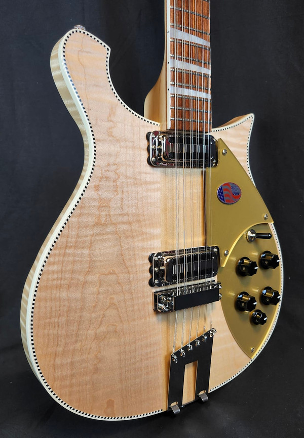 Rickenbacker 660 12 MG Maple Glo 12 String Electric Guitar, Toaster Pickups, Wide Neck Rickenbacker 660 12 MG Maple Glo 12 String Electric Guitar, Toaster Pickups, Wide Neck