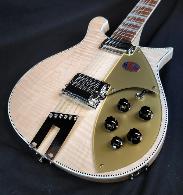 Rickenbacker 660 12 MG Maple Glo 12 String Electric Guitar, Toaster Pickups, Wide Neck Rickenbacker 660 12 MG Maple Glo 12 String Electric Guitar, Toaster Pickups, Wide Neck