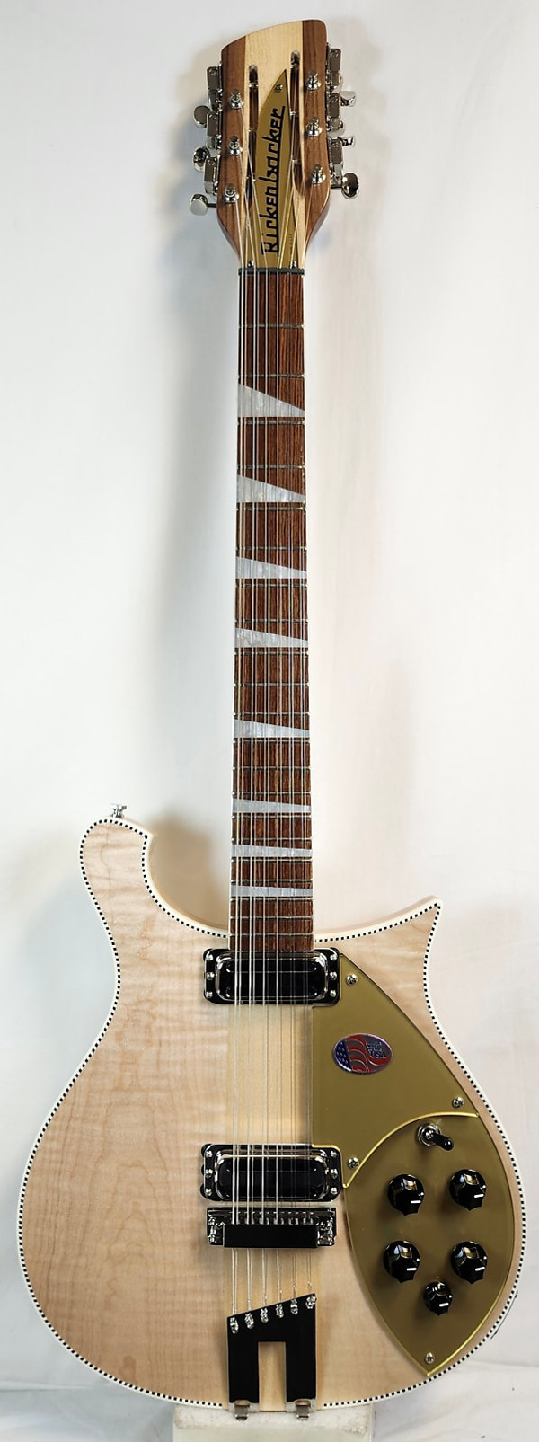 Rickenbacker 660 12 MG Maple Glo 12 String Electric Guitar, Toaster Pickups, Wide Neck Rickenbacker 660 12 MG Maple Glo 12 String Electric Guitar, Toaster Pickups, Wide Neck