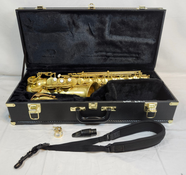 Cannonball A-98 “Knight Series” Bare Brass Alto Saxophone, 1998 Salt Lake City Edition Cannonball A-98 “Knight Series” Bare Brass Alto Saxophone, 1998 Salt Lake City Edition