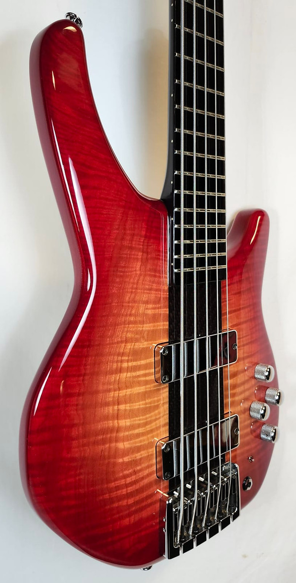 Pre Owned Vintage 1990's Special Edition Status Eclipse Artist Graphite 5 String Electric Bass Guitar Pre Owned Vintage 1990's Special Edition Status Eclipse Artist Graphite 5 String Electric Bass Guitar