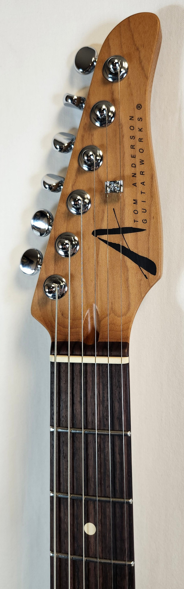 Tom Anderson The Classic "S", 60's Vibe Caramel Rosewood Neck,VA7 VA7R VA7+, Sonic Blue Gloss, W/Gig Bag 2025