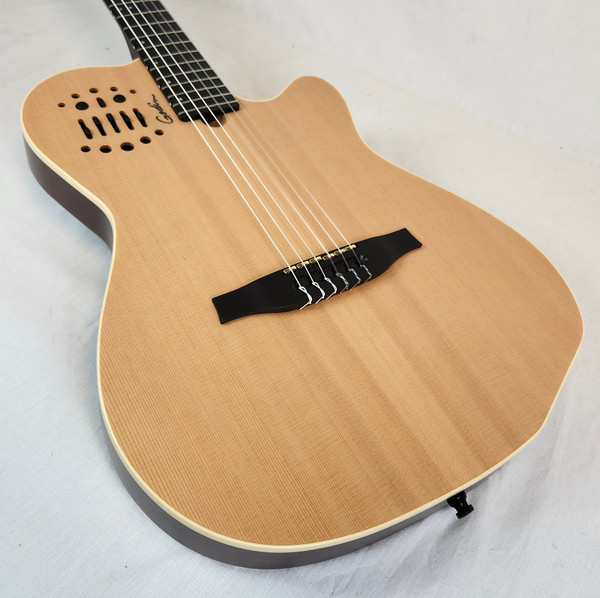 Godin B Stock ACS-SA Slim Nylon Synth Access Electro-Acoustic Guitar SG W/Bag, minor Finish Flaws