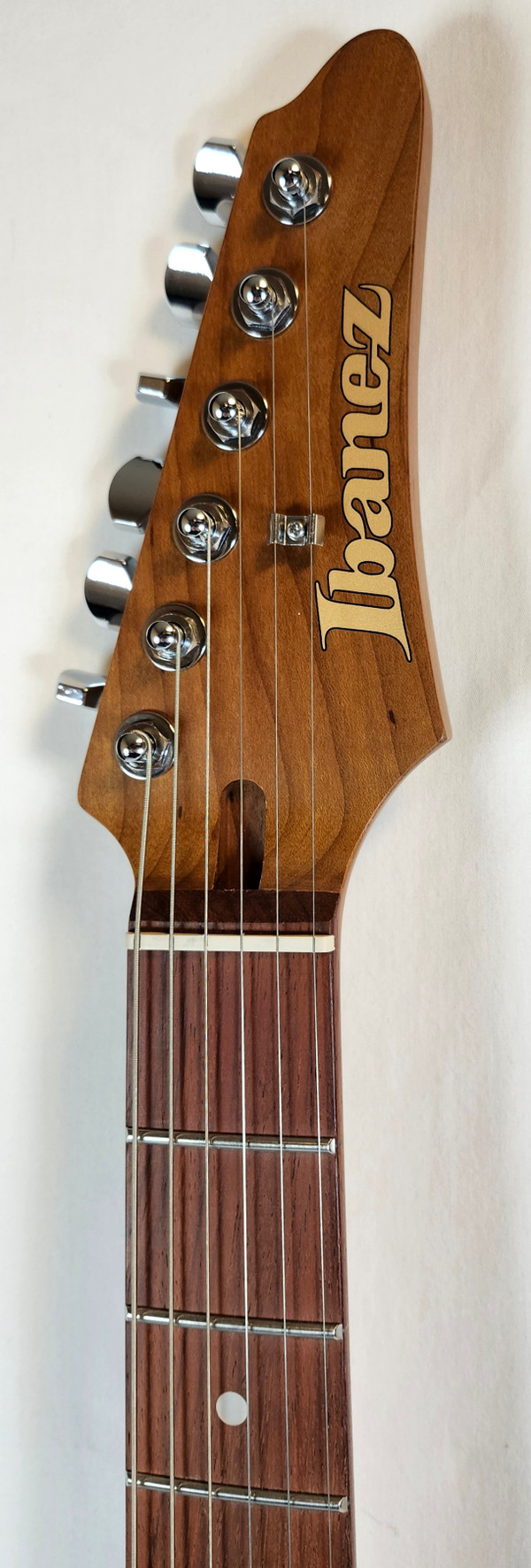 Ibanez AZ22S1F AZ Standard, Flame Maple Top, Roasted Maple Neck, Transparent Black Sunburst