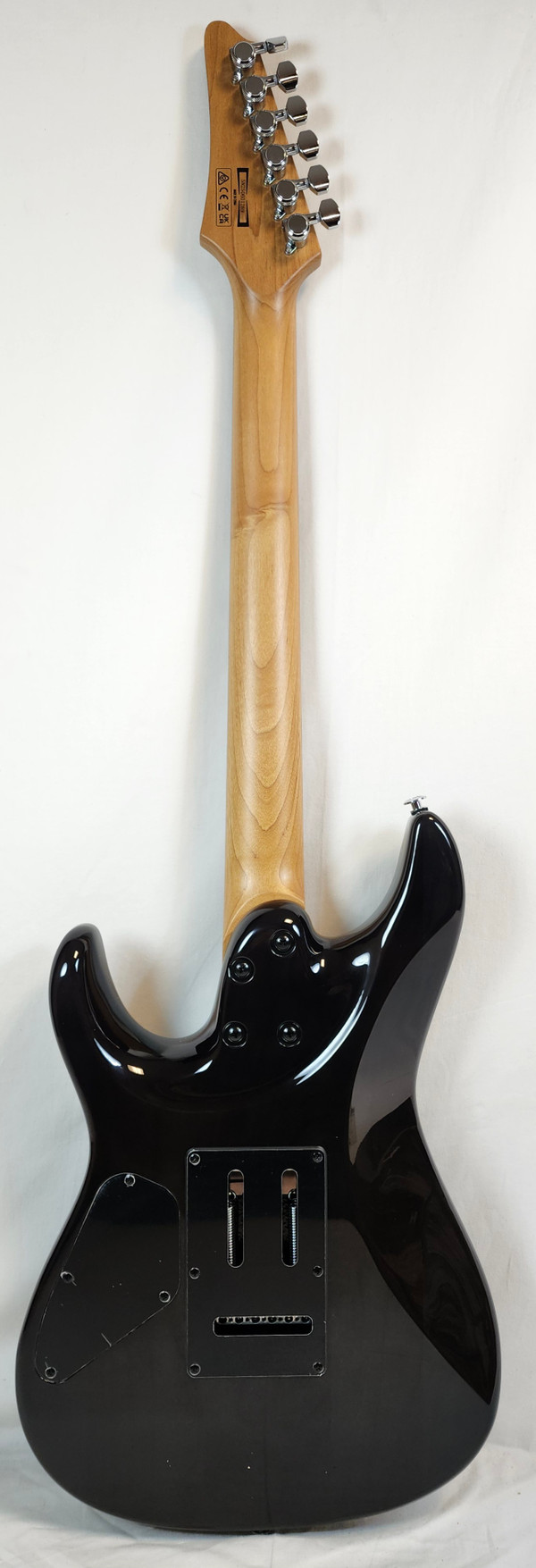Ibanez AZ24S1F Standard, Flame Maple Top, Transparent Black Sunburst