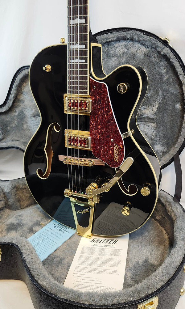 Pre Owned Gretsch G5420TG Limited Edition Electromatic 50sGretsch Hollow Body Guitar Single-Cut with Bigsby, Gold Hardware & Case