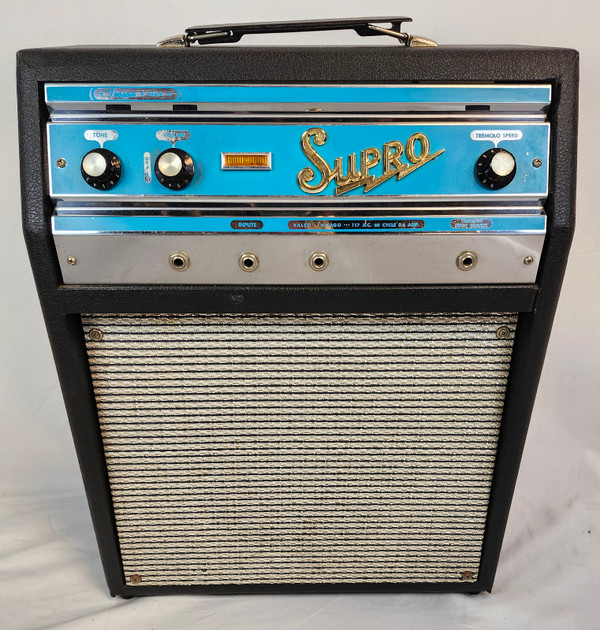 Vintage 1965 Supro/Valco Trojan S6616 Tube Combo Amp W/ Tremolo Vintage 1965 Supro/Valco Trojan S6616 Tube Combo Amp W/ Tremolo