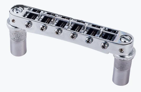 Tone Pros T3BT-C Tunematic, Large Mounting Holes, Chrome, 2 1/16" String Spacing.Locking Nashville Style