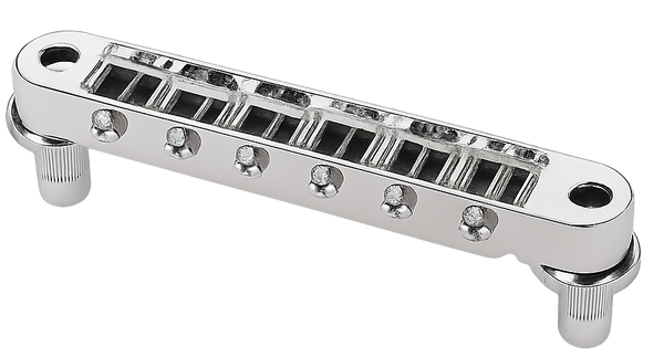 Tone Pros T3BP-N Gotoh Nashville Tune-O-matic Nickel (GB-2543-001)